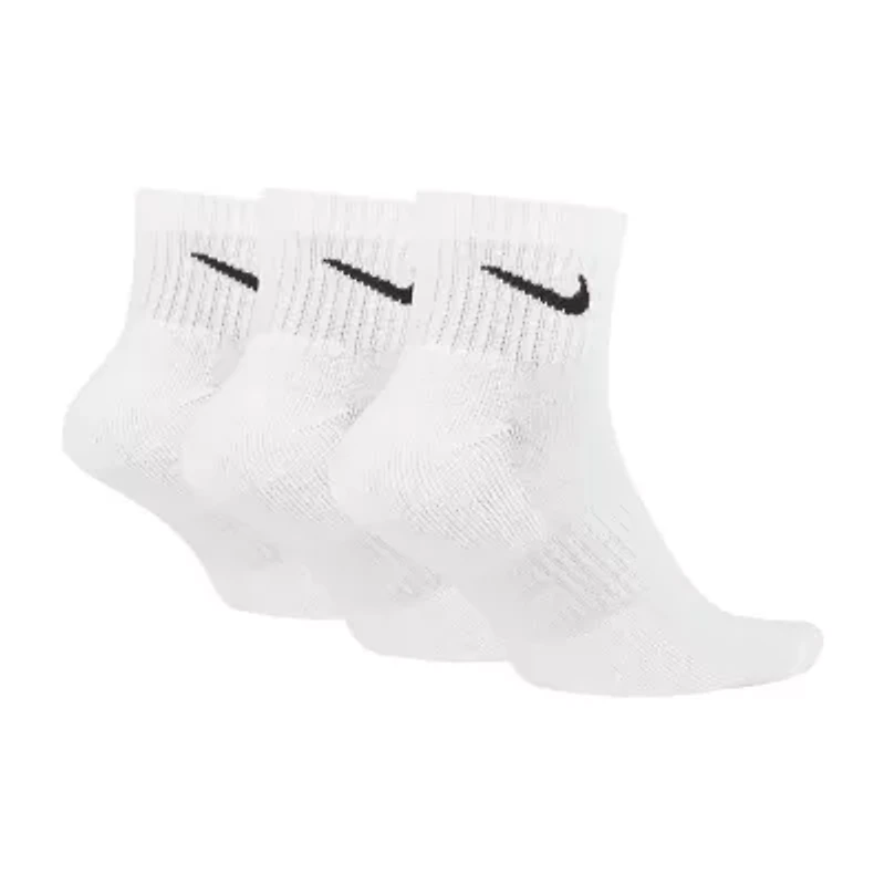 Nike Everyday Cushioned Unisex Adult Multi-Pack Pair Quarter Ankle Socks