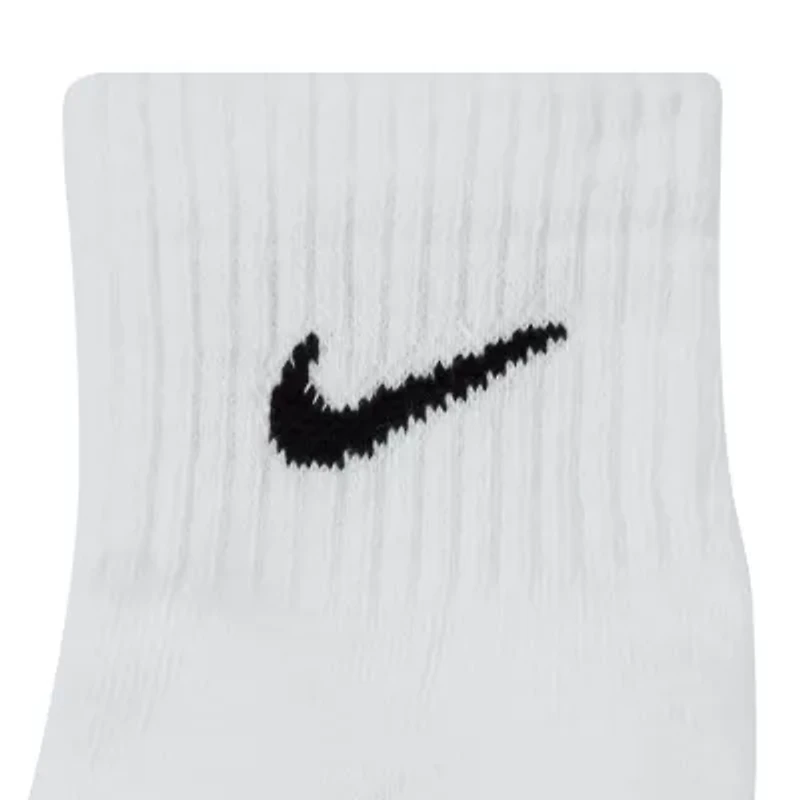 Nike Everyday Cushioned Unisex Adult Multi-Pack Pair Quarter Ankle Socks