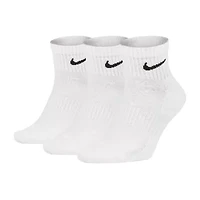 Nike Everyday Cushioned Unisex Adult Multi-Pack Pair Quarter Ankle Socks