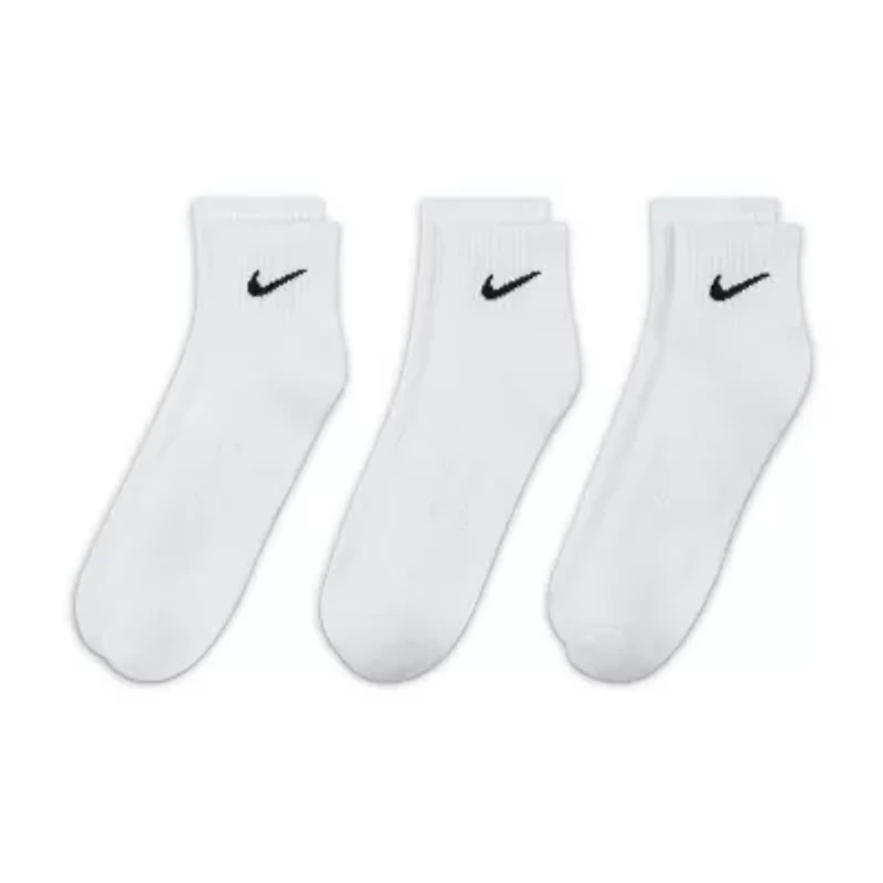 Nike Everyday Cushioned Unisex Adult Multi-Pack Pair Quarter Ankle Socks