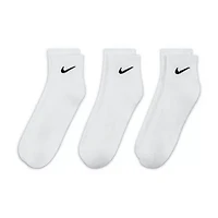Nike Everyday Cushioned Unisex Adult Multi-Pack Pair Quarter Ankle Socks