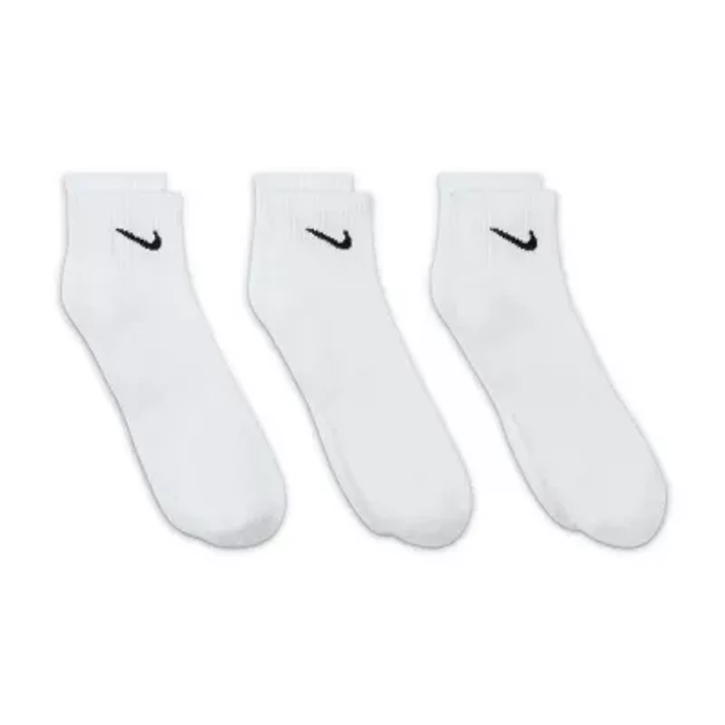 Nike Everyday Cushioned Unisex Adult Multi-Pack Pair Quarter Ankle Socks