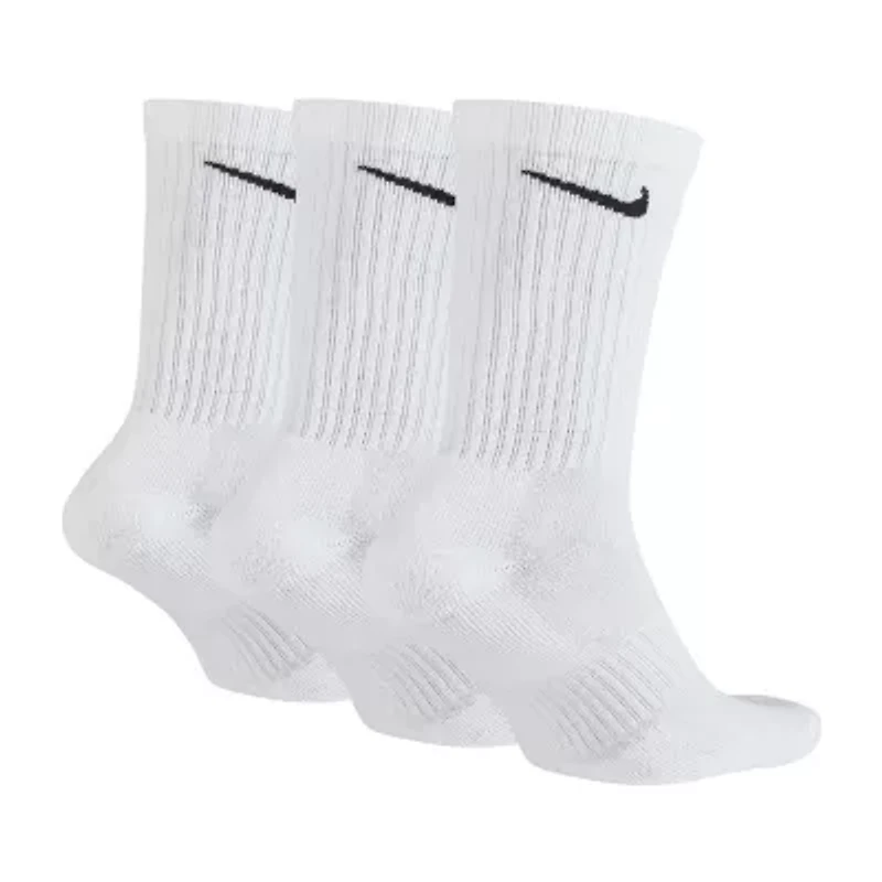 Nike Everyday Cushioned Unisex Adult 3 Pair Crew Socks