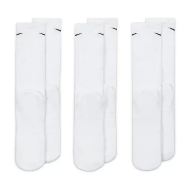 Nike Everyday Cushioned Unisex Adult 3 Pair Crew Socks