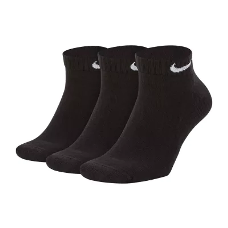 Nike Everyday Cushioned Unisex Adult Multi-Pack 3 Pair Low Cut Socks