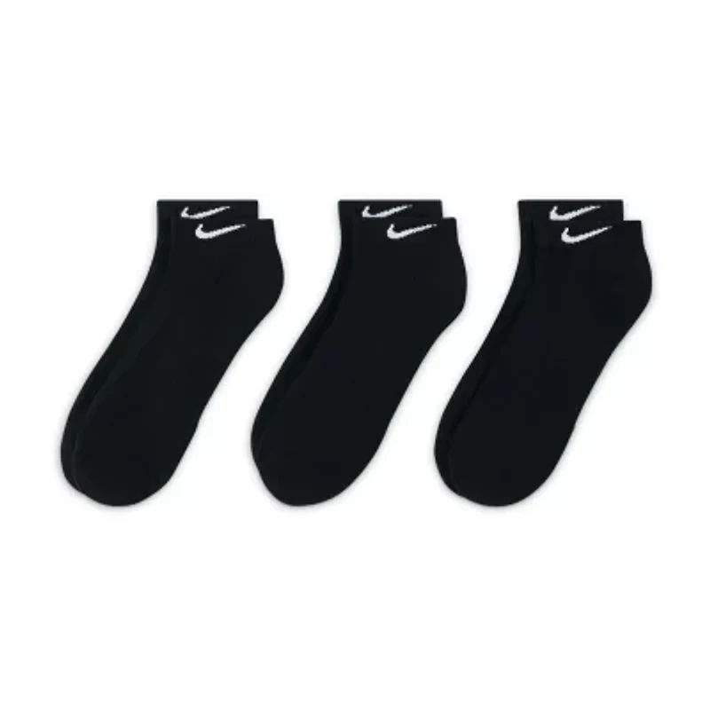 Nike Everyday Cushioned Unisex Adult Multi-Pack 3 Pair Low Cut Socks