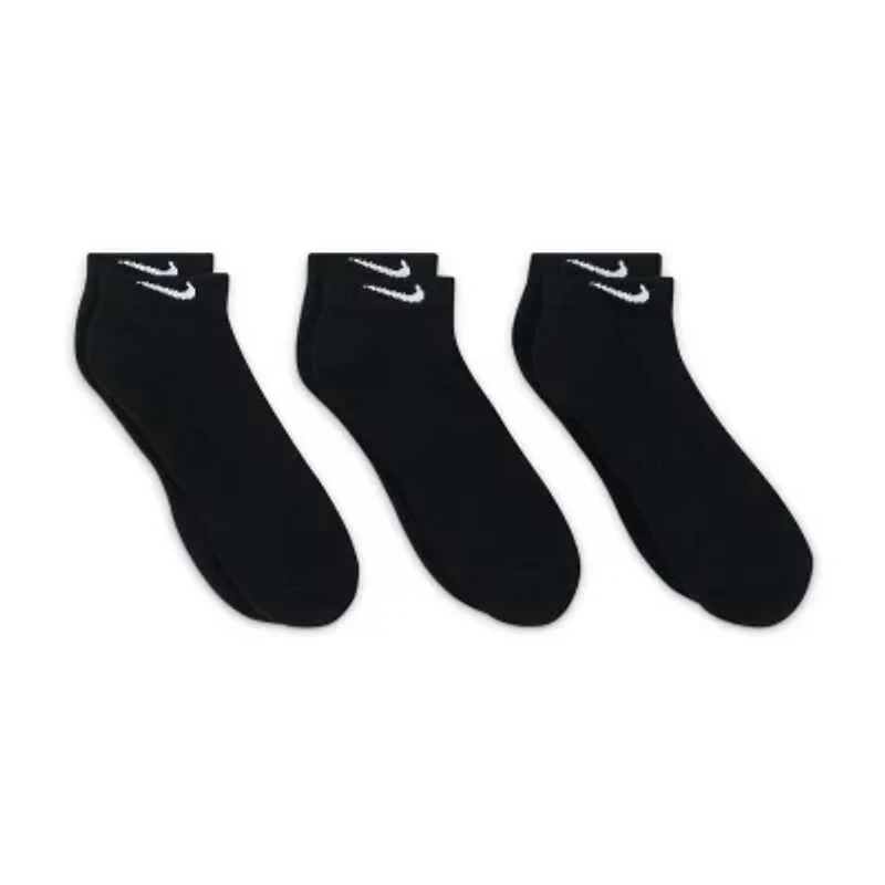Nike Everyday Cushioned Unisex Adult Multi-Pack 3 Pair Low Cut Socks