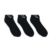 Nike Everyday Cushioned Unisex Adult Multi-Pack 3 Pair Low Cut Socks