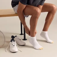Gold Toe Athletic Sport Mens Breathable Multi-Pack 6 Pair Quarter Ankle Socks