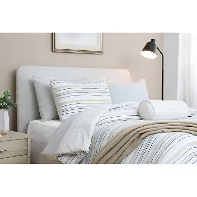 VIVENDI® Stripe 7pc 7-pc. Stripes Midweight Comforter Set
