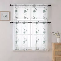 Runyan 3-pc. Rod Pocket Window Tier
