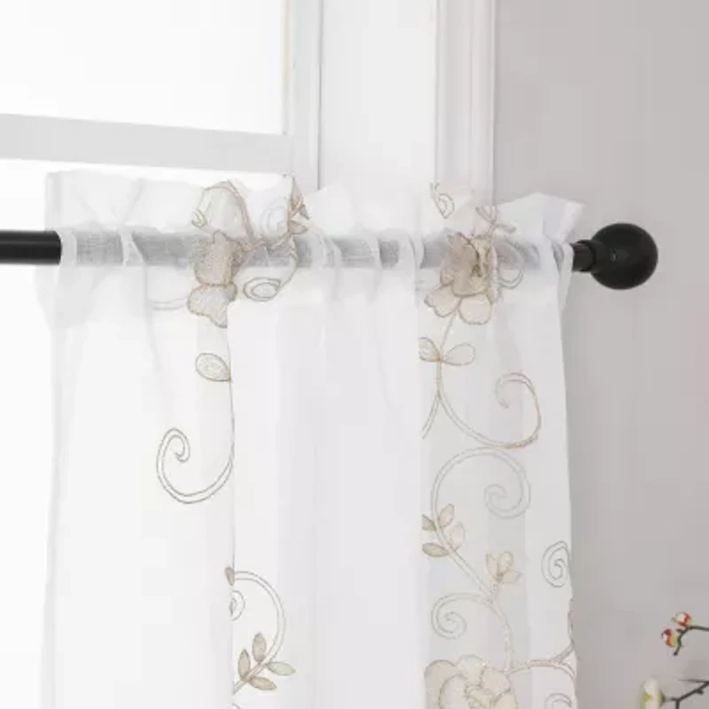 Runyan 3-pc. Rod Pocket Window Tier