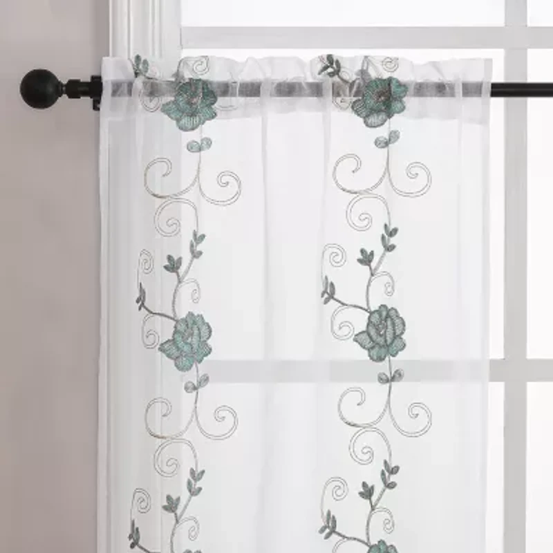 Runyan 3-pc. Rod Pocket Window Tier