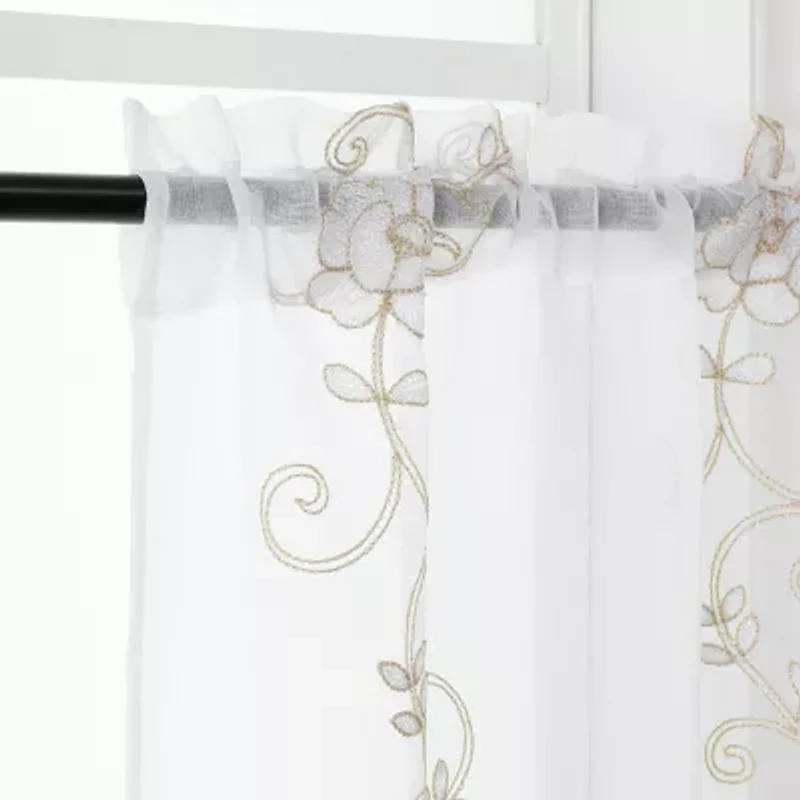 Runyan 3-pc. Rod Pocket Window Tier