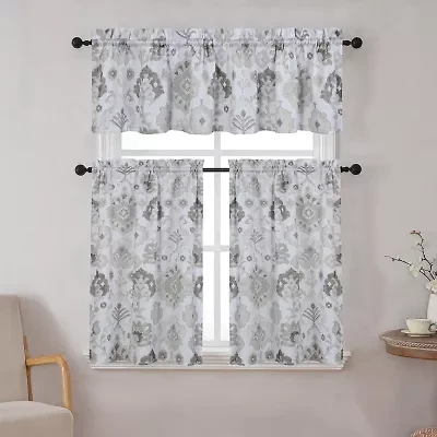 Aerin 3-pc. Rod Pocket Window Tier