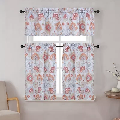 Aerin 3-pc. Rod Pocket Window Tier