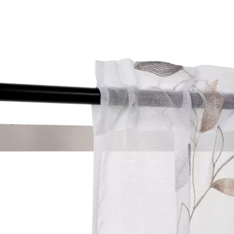 Regal Home Cedar 3-pc. Rod Pocket Window Tier