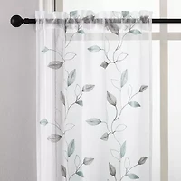 Regal Home Cedar 3-pc. Rod Pocket Window Tier