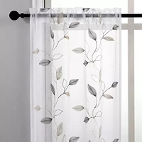 Regal Home Cedar 3-pc. Rod Pocket Window Tier