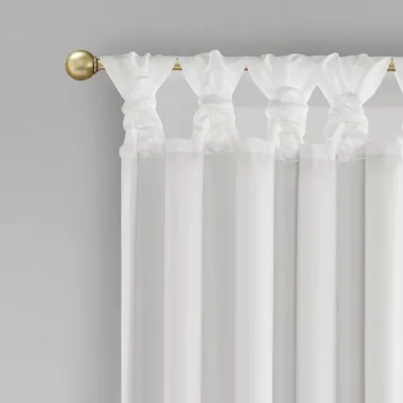 Madison Park Natalie Tab Top 100% Blackout Single Curtain Panel