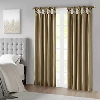 Madison Park Natalie Tab Top 100% Blackout Single Curtain Panel