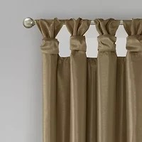 Madison Park Natalie Tab Top 100% Blackout Single Curtain Panel