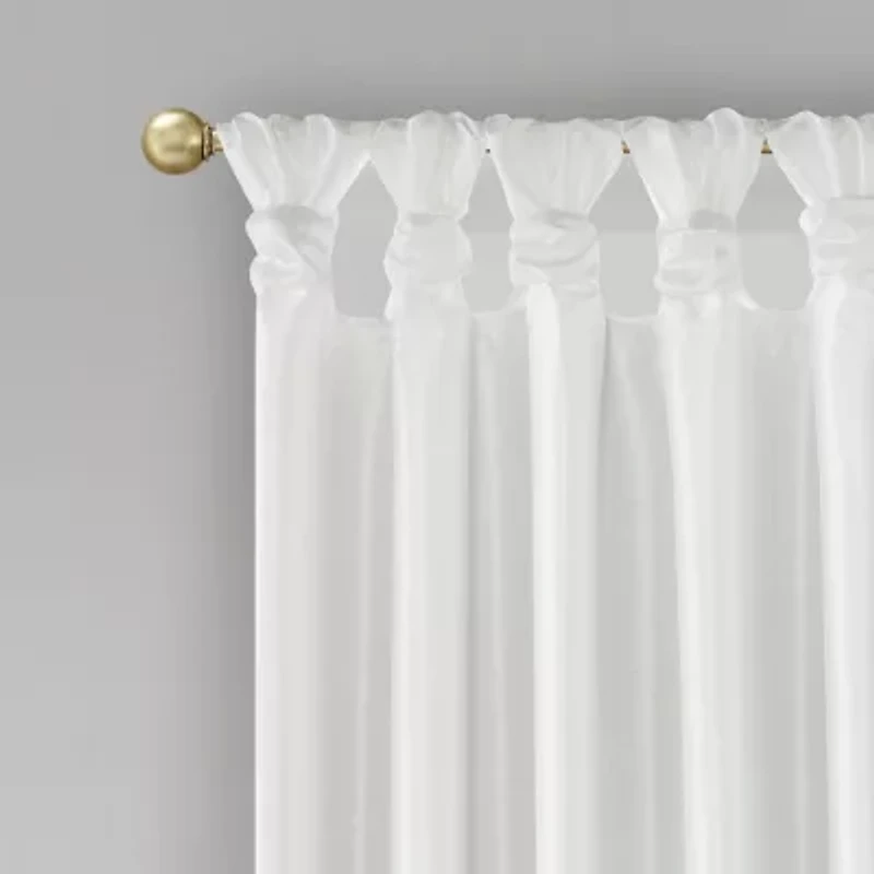 Madison Park Natalie Tab Top 100% Blackout Single Curtain Panel