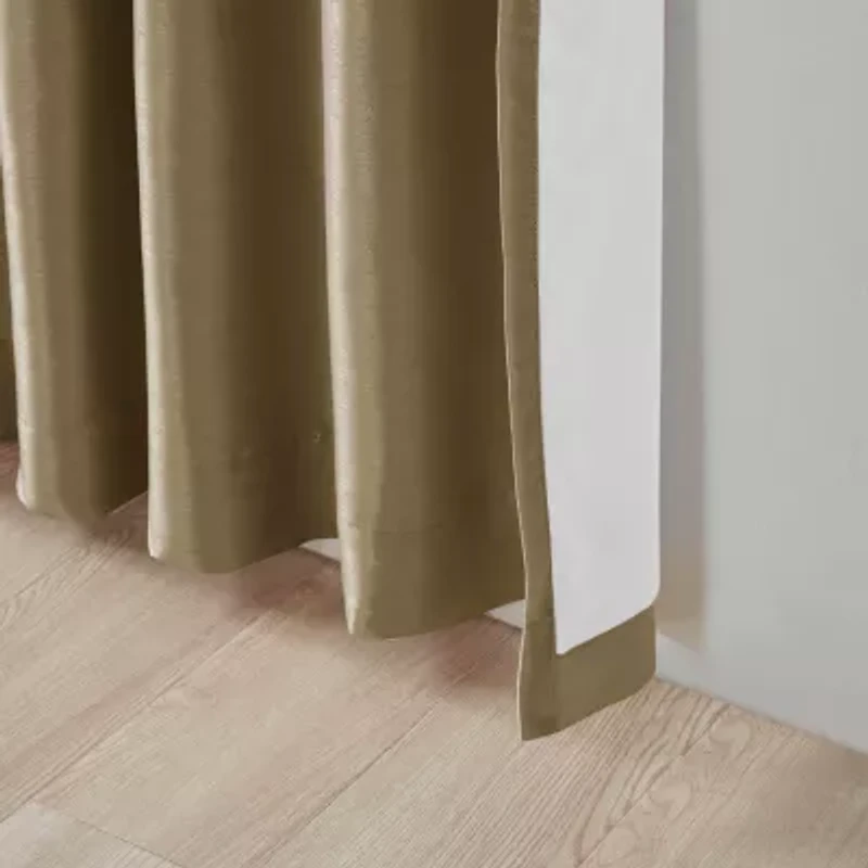 Madison Park Natalie Tab Top 100% Blackout Single Curtain Panel