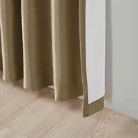 Madison Park Natalie Tab Top 100% Blackout Single Curtain Panel