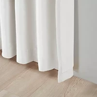 Madison Park Natalie Tab Top 100% Blackout Single Curtain Panel