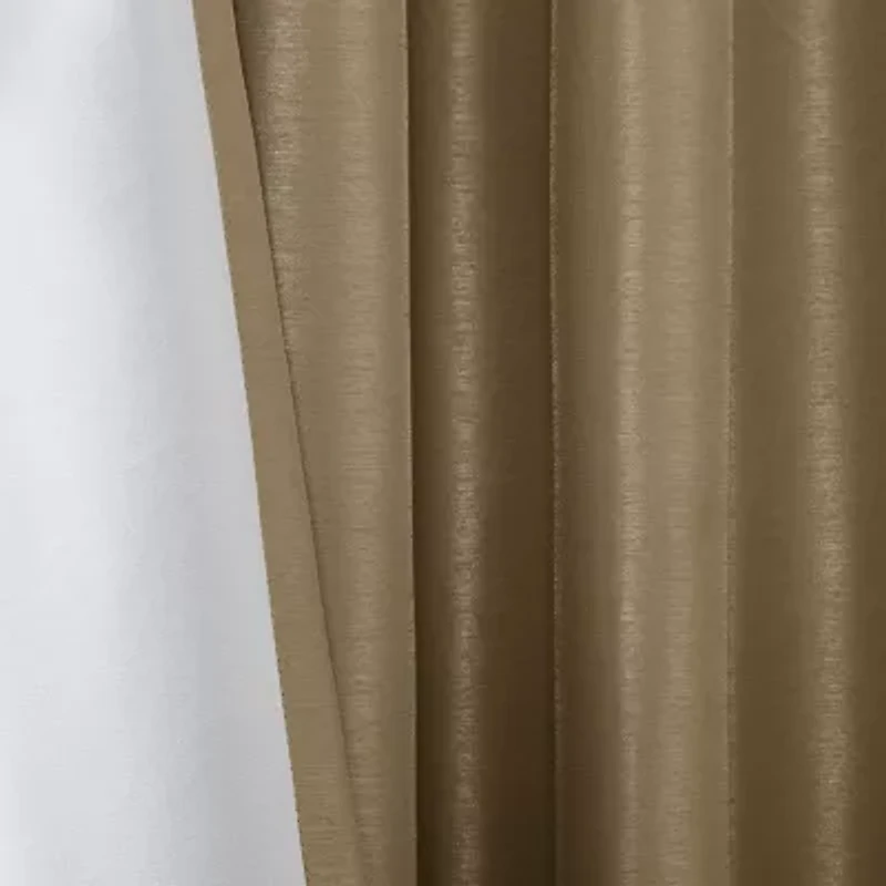 Madison Park Natalie Tab Top 100% Blackout Single Curtain Panel