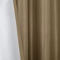 Madison Park Natalie Tab Top 100% Blackout Single Curtain Panel