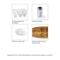 Picnic Time 9-pc. Shot Glass Set