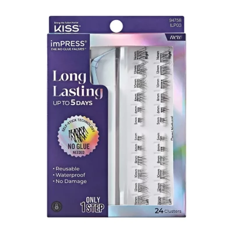 Kiss Lashes Impress Long Lasting Demi Natural