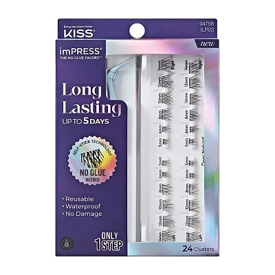Kiss Lashes Impress Long Lasting Demi Natural