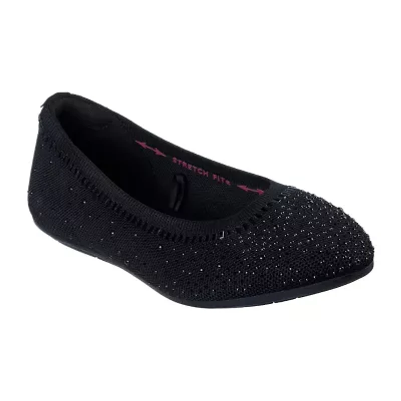 Skechers Cleo 2.0 Mesmerizing Nights Womens Round Ballet Flats
