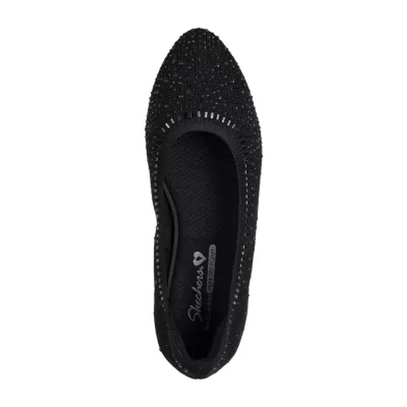 Skechers Cleo 2.0 Mesmerizing Nights Womens Round Ballet Flats