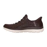 Skechers Hands Free Slip-Ins Arch Fit Summits Womens Slip-On Walking Shoes