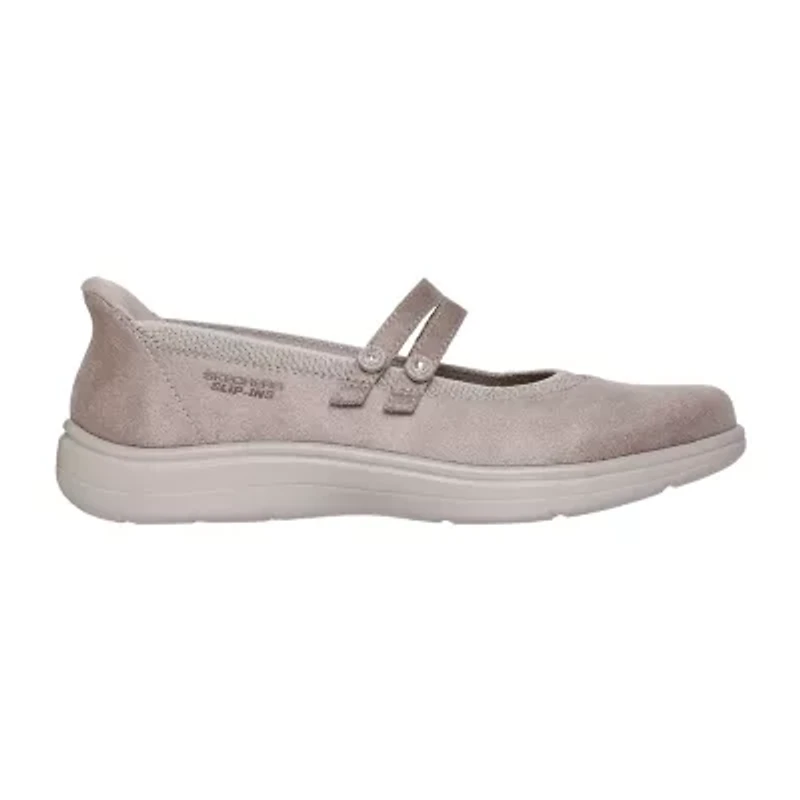 Skechers Hands Free Slip-Ins On The Go Flex Radiant Womens Round Closed Toe Mary Jane Shoes
