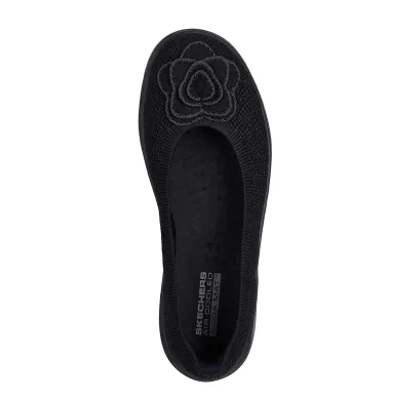 Skechers On The Go Flex Radiant Flora Womens Round Closed Toe Ballet Flats