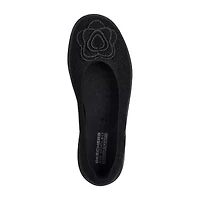 Skechers On The Go Flex Radiant Flora Womens Round Closed Toe Ballet Flats