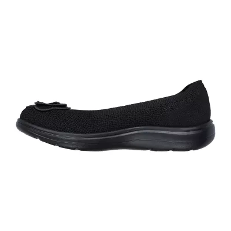 Skechers On The Go Flex Radiant Flora Womens Round Closed Toe Ballet Flats