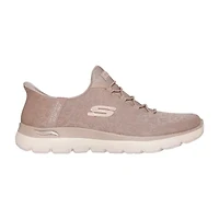 Skechers Hands Free Slip-Ins Arch Fit Summits Womens Slip-On Walking Shoes
