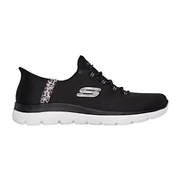 Skechers Hands Free Slip-Ins Summits Leopard Chic Womens Slip-On Walking Shoes
