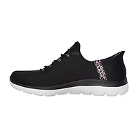 Skechers Hands Free Slip-Ins Summits Leopard Chic Womens Slip-On Walking Shoes