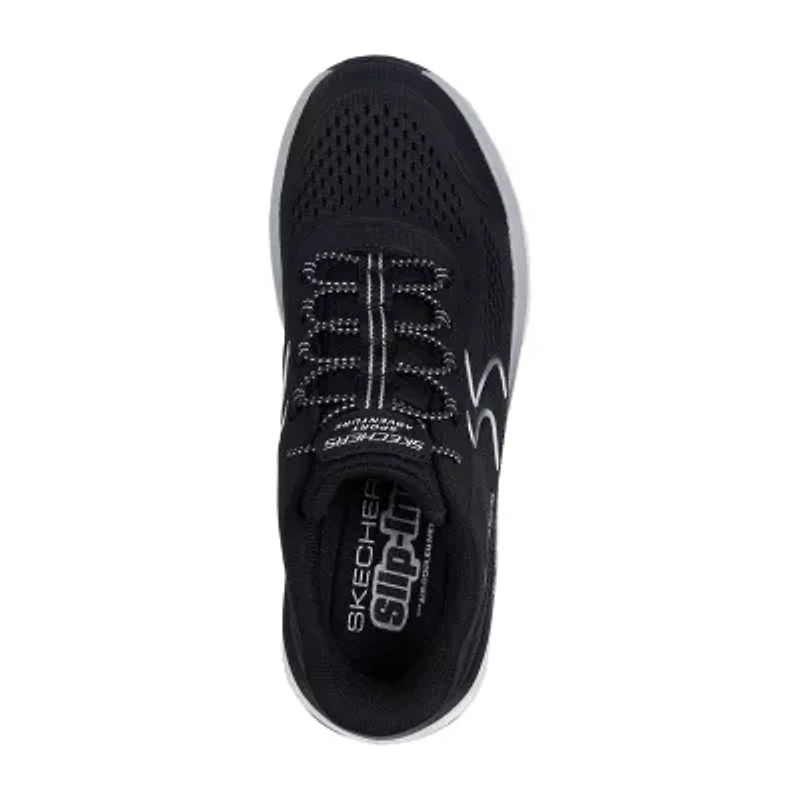 Skechers Hands Free Slip-Ins Glide-Step Sole Womens Slip-On Walking Shoes