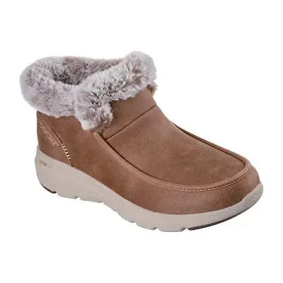 Skechers Hands Free Slip-Ins Womens Glacial Ultra Flat Heel Chukka Boots