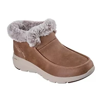 Skechers Hands Free Slip-Ins Womens Glacial Ultra Flat Heel Chukka Boots