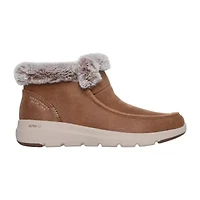 Skechers Hands Free Slip-Ins Womens Glacial Ultra Flat Heel Chukka Boots
