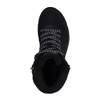 Skechers Womens Glacial Ultra Flat Heel Lace Up Boots